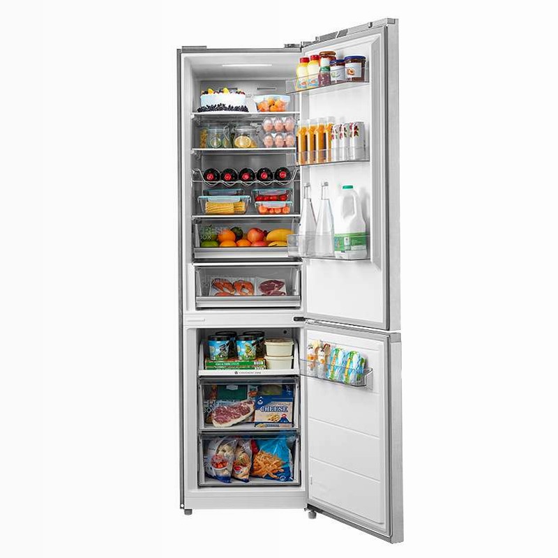 Frigorifero combinato Midea 378L - Acciaio Inox A 378lt Libera