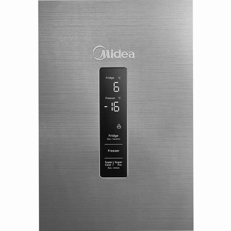 Frigorifero combinato Midea 378L - Acciaio Inox A 378lt Libera