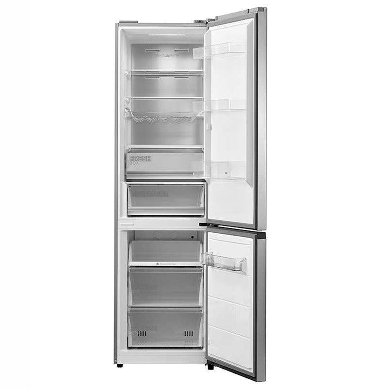 Frigorifero combinato Midea 378L - Acciaio Inox A 378lt Libera