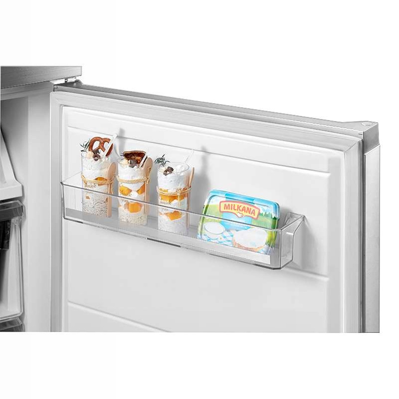 Frigorifero combinato Midea 378L - Acciaio Inox A 378lt Libera