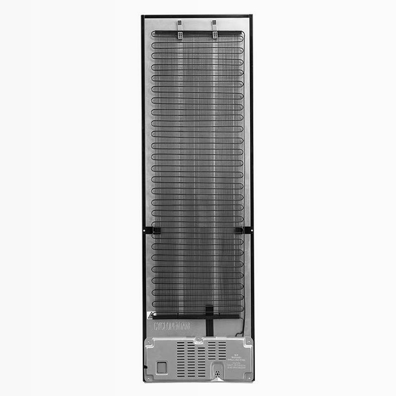 Frigorifero combinato Midea 378L - Acciaio Black Inox A 378lt Libera