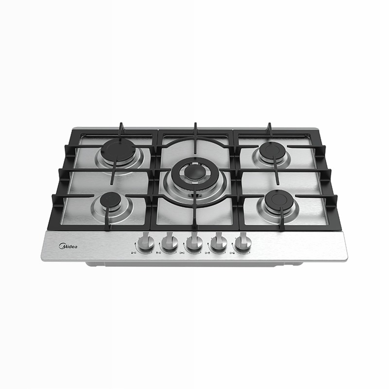 Piano cottura a gas da incasso, 75 cm - Acciaio inox 5