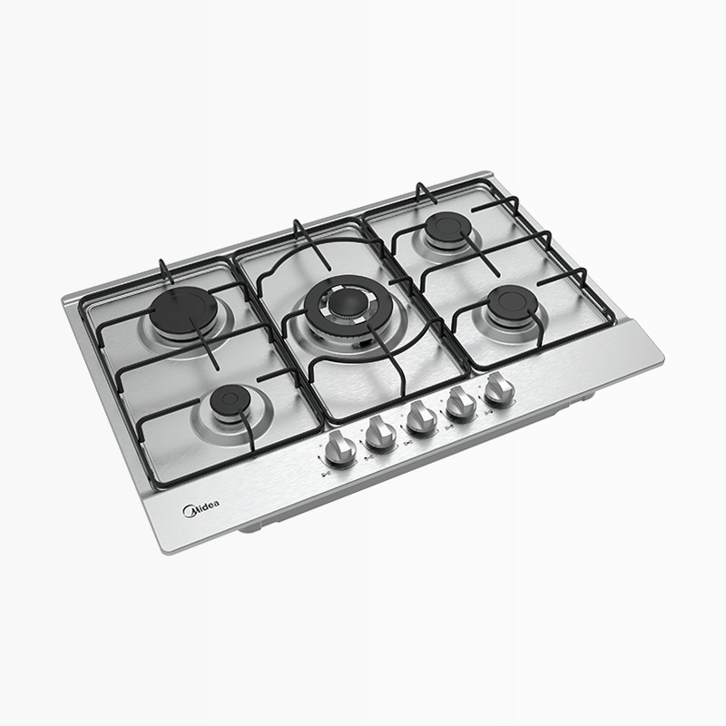 Piano cottura a gas da incasso, 75 cm - Acciaio inox 5