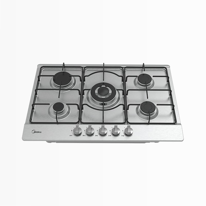 Piano cottura a gas da incasso, 75 cm - Acciaio inox 5