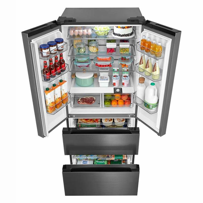 Frigorifero French Door 516L - Acciaio inox E 516lt