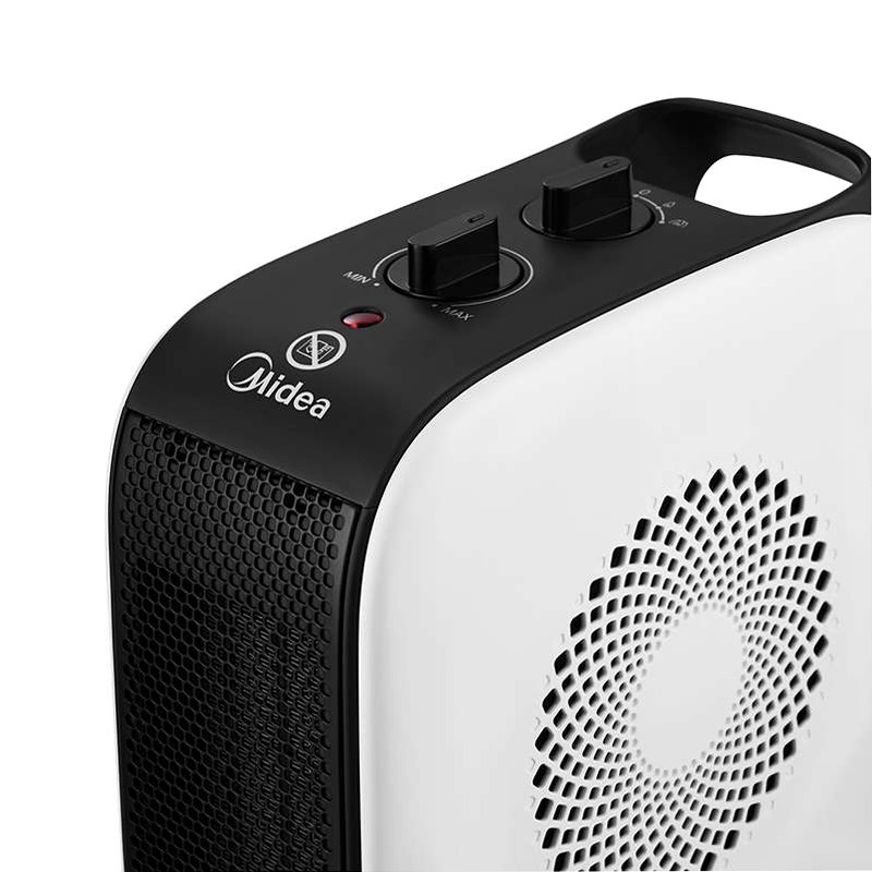 Termoventilatore ceramico Midea (1500W) - Bianco/Nero