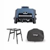 Barbecue elettrico e Affumicatore Ninja Woodfire Pro Connect XL con Custodia e Supporto OG901EUB Beige