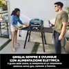 Barbecue elettrico e Affumicatore Ninja Woodfire Pro Connect XL con Custodia e Supporto OG901EUB Beige