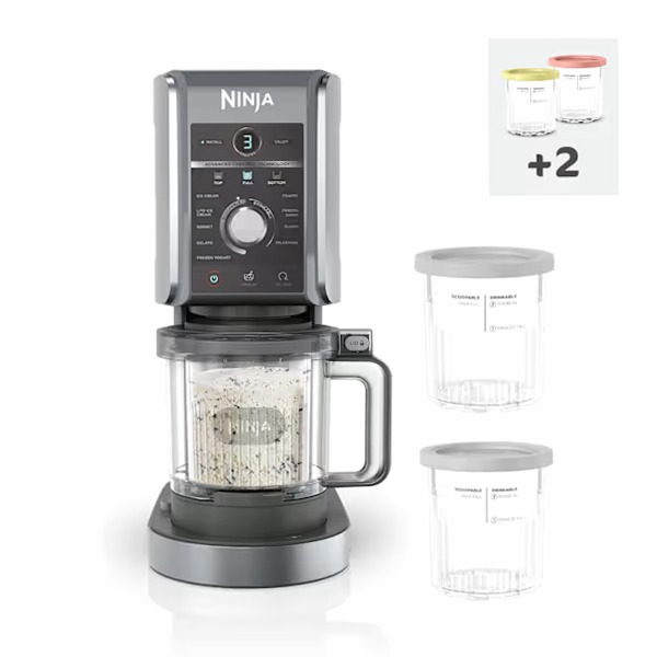 Gelatiera Ninja Creami DELUXE (Set con 4 vasetti) NC502EUB