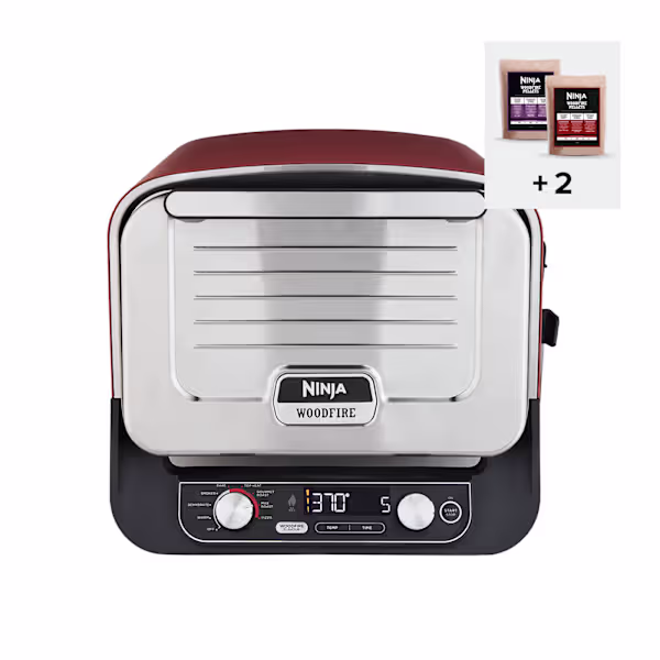 Forno elettrico da esterno e Affumicatore Ninja Woodfire OO101EU Blu