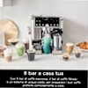 Macchina da caffè Ninja Luxe Café Pro 3-in-1 con caraffa e borraccia ES701EUBDW Argento 5bar