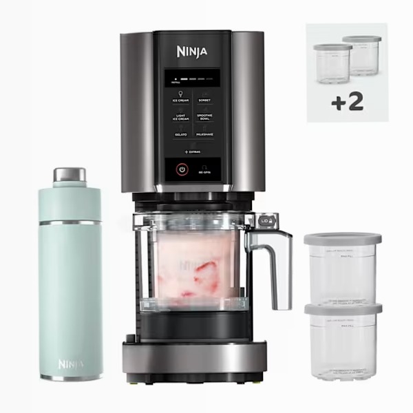 Gelatiera Ninja Creami (Set con 4 vasetti e borraccia) NC302EUBDW