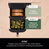 Friggitrice ad aria Ninja Double Stack XL da 9,5 L SL400EUDBCP | Edizione limitata con finiture in rame e accessori in regalo 9.5lt Nero