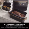 Friggitrice ad aria Ninja FlexDrawer da 10,4 L AF500EUDBCP | Edizione limitata con finiture in rame e accessori in regalo 10.4lt Nero