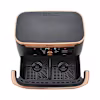 Friggitrice ad aria Ninja FlexDrawer da 10,4 L AF500EUDBCP | Edizione limitata con finiture in rame e accessori in regalo 10.4lt Nero