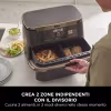 Friggitrice ad aria Ninja FlexDrawer da 10,4 L AF500EUDBCP | Edizione limitata con finiture in rame e accessori in regalo 10.4lt Nero