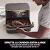 Friggitrice ad aria Ninja FlexDrawer da 10,4 L AF500EUDBCP | Edizione limitata con finiture in rame e accessori in regalo 10.4lt Nero