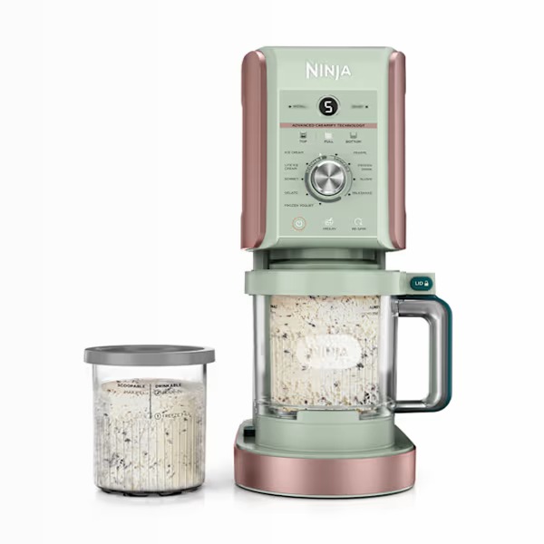 Gelatiera Ninja Creami DELUXE Rosa e Verde Menta NC502EUMTPK