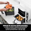 Friggitrice ad aria Ninja Double Stack XL da 9,5 L bianca SL400EUWH 9.5lt Bianco