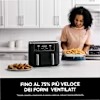 Friggitrice ad aria Ninja Dual Zone MAX da 9,5 L AF400EU 9.5lt Nero