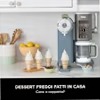 Gelatiera Ninja CREAMi Scoop & Swirl Blu e Grigio NC701EUND