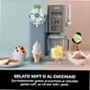 Gelatiera Ninja CREAMi Scoop & Swirl Blu e Grigio NC701EUND