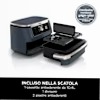 Friggitrice ad aria Ninja FlexDrawer da 10,4 L Grigio Cyber AF500EUCYD 10.4lt