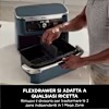 Friggitrice ad aria Ninja FlexDrawer da 10,4 L Grigio Cyber AF500EUCYD 10.4lt