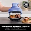 Friggitrice ad aria portatile 4 in 1 in vetro Ninja CRISPi Viola FN101EUPR 3.8lt Oro