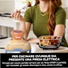 Friggitrice ad aria portatile 4 in 1 in vetro Ninja CRISPi Giallo e Viola FN101EUORPR 3.8lt Oro