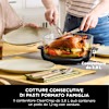 Friggitrice ad aria portatile 4 in 1 in vetro Ninja CRISPi Giallo e Viola FN101EUORPR 3.8lt Oro