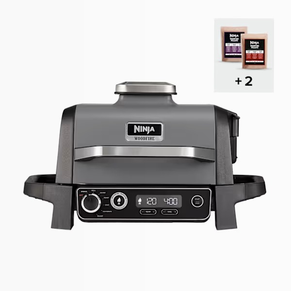 Barbecue elettrico e Affumicatore Ninja Woodfire OG701EU Grigio