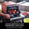 Forno elettrico da esterno e Affumicatore Ninja Woodfire con Custodia e Supporto OO101EUB Blu