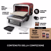 Forno elettrico da esterno e Affumicatore Ninja Woodfire con Custodia e Supporto OO101EUB Blu