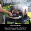 Forno elettrico da esterno e Affumicatore Ninja Woodfire con Custodia e Supporto OO101EUB Blu