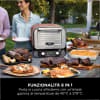 Forno elettrico da esterno e Affumicatore Ninja Woodfire con Custodia e Supporto OO101EUB Blu