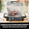 Barbecue elettrico e Affumicatore Ninja Woodfire con Custodia e Supporto OG701EUB Grigio