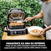 Barbecue elettrico e Affumicatore Ninja Woodfire con Custodia e Supporto OG701EUB Grigio