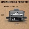 Barbecue elettrico e Affumicatore Ninja Woodfire con Custodia e Supporto OG701EUB Grigio