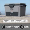 Ghiacciaia rigida Ninja FrostVault 47L - Grigio ardesia