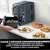 Friggitrice ad aria Ninja Double Stack XL da 9,5 L Grigio Cyber con sistema SmartCook SL451EUCYD 9.5lt
