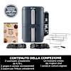Friggitrice ad aria Ninja Double Stack XL da 9,5 L Grigio Cyber con sistema SmartCook SL451EUCYD 9.5lt