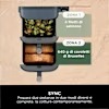 Friggitrice ad aria Ninja Double Stack XL da 9,5 L Grigio Cyber con sistema SmartCook SL451EUCYD 9.5lt