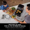 Friggitrice ad aria Ninja MAX PRO 6,2 L AF180EUDBCP | Edizione limitata con finiture in rame e accessori in regalo 6.2lt Nero