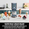 Gelatiera Ninja Creami DELUXE Blu e Grigio NC502EUND