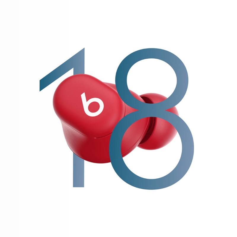 Beats Solo Buds - Rosso Trasparente