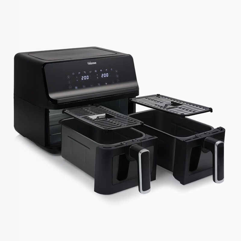 Tristar FR-9040 Aerofryer doppio cestello Nero
