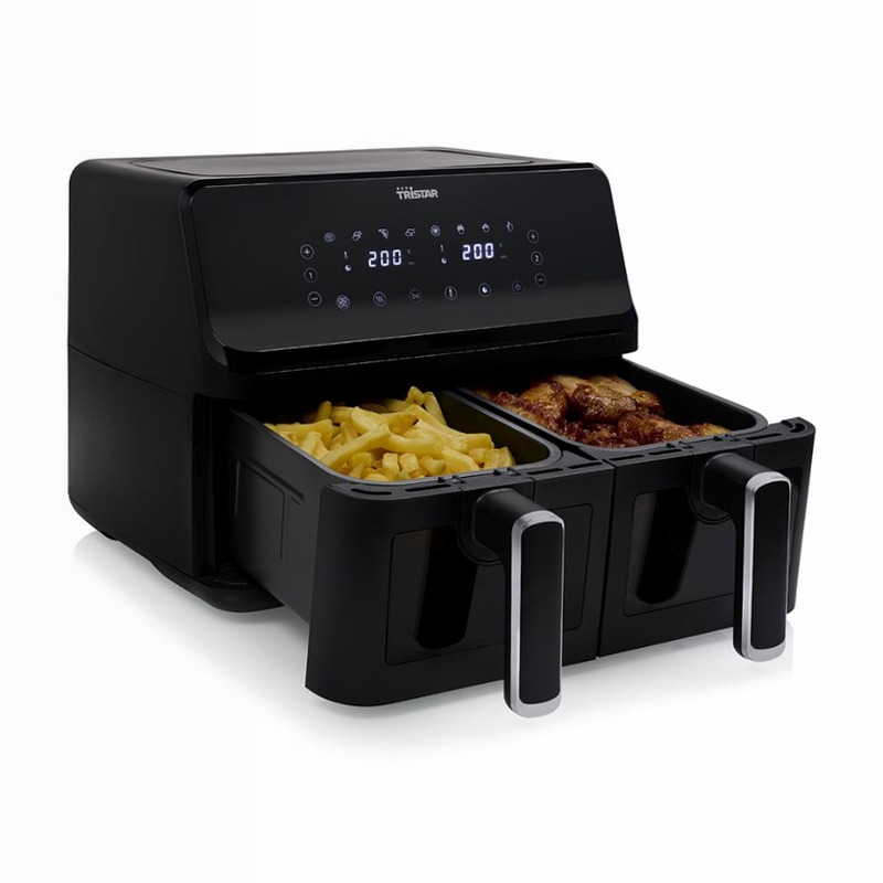 Tristar FR-9040 Aerofryer doppio cestello Nero
