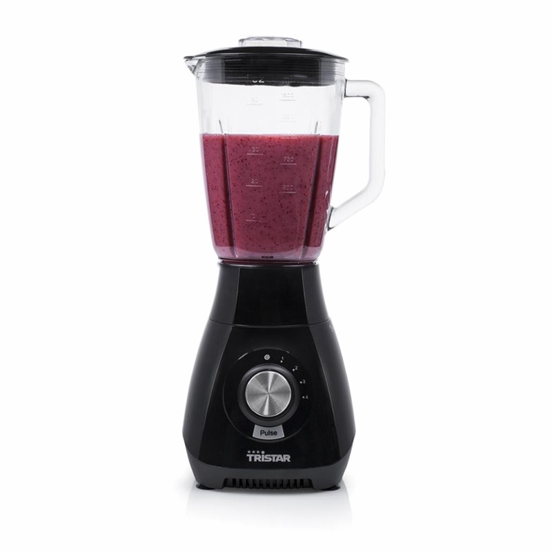 Tristar BL-4450 - Frullatore Potente per Smoothie e Cocktail Nero