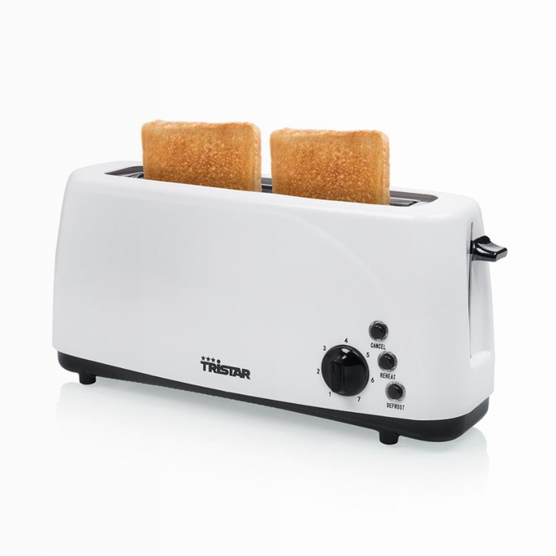 Tostapane a fessura lunga Tristar BR-1052 Bianco